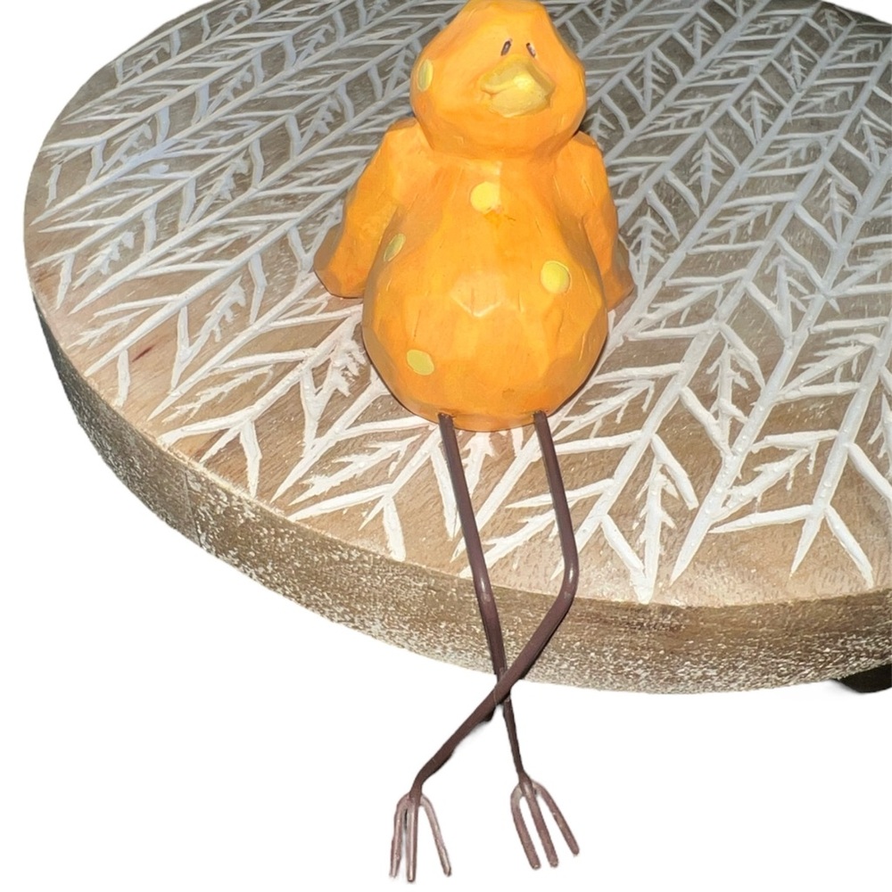 Russ Berrie orange shelf sitter bird tweet along with me fine feathered friends - Picture 4 of 4